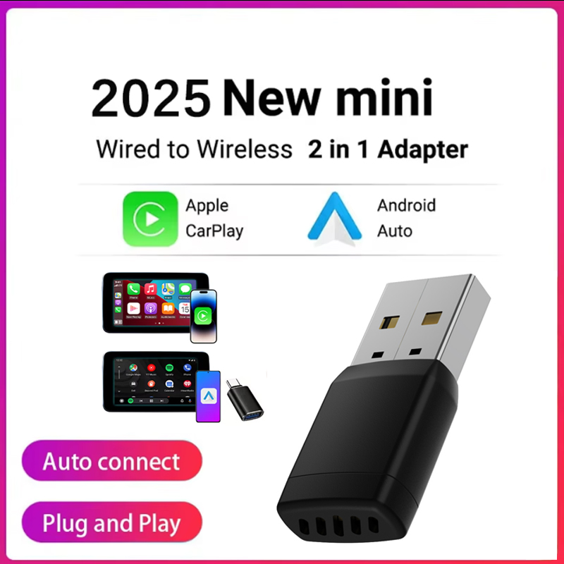 Bluetooth Adapter Receiver - Kablosuz Adaptör Akıllı Kablosuz CarPlay Android