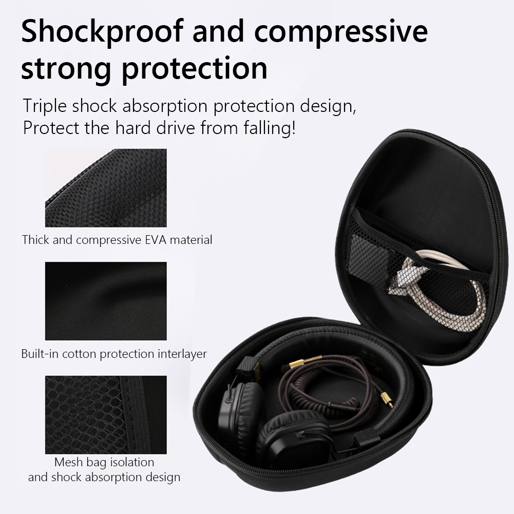 Sert EVA kulaklık taşıma çanta - Audio Technica Headphone Ath-M50X incelemesi ve fiyatı