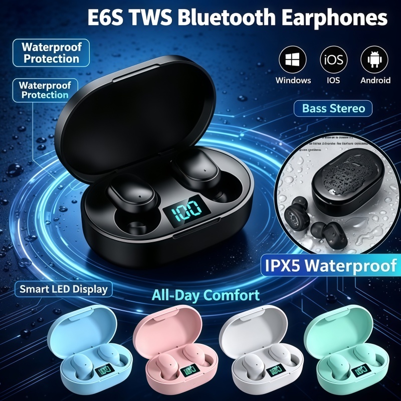 2026 Çok Satan TWS E6S Fone Bl - Bluetooth Headset On Ear incelemesi ve fiyatı