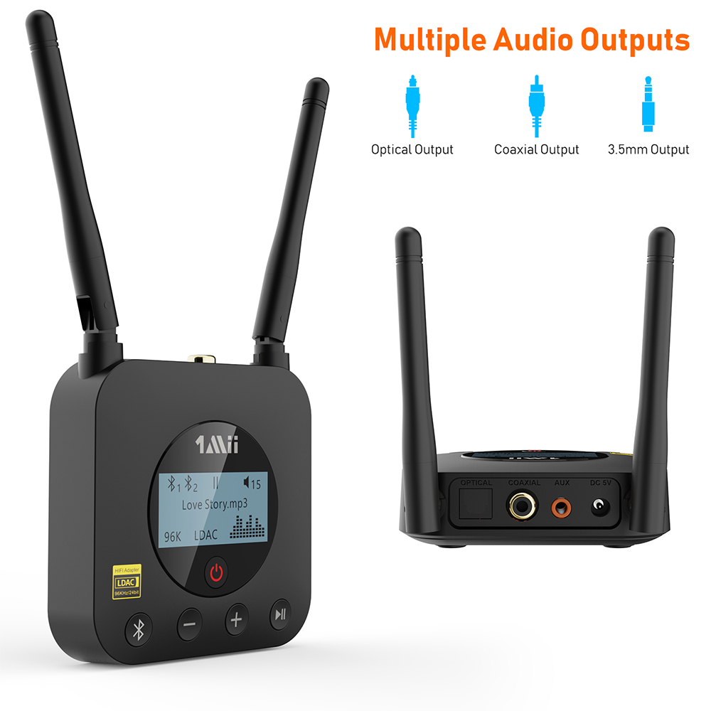 1Mii B06Pro+ Ev Stereo Alıcısı - Bluetooth Adapter Receiver incelemesi ve fiyatı